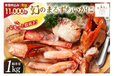 大人気！リピーター続出 まるずわいがに 肩脚肉 総重量1kg (3-5肩相当) [カネダイ 宮城県 気仙沼市 20564327] かに カニ かに物語 まるズワイガニ 丸ずわいがに マルズワイガニ 蟹 ずわい
