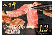 肉 焼肉 仙台牛サーロイン焼き肉用1.2kg [気仙沼市物産振興協会 宮城県 気仙沼市 20565270] 仙台牛 霜降り ブランド牛