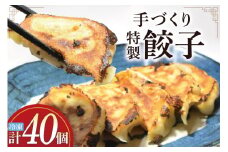 餃子 手づくり 特製餃子(20個入りx2p) [食工房貞秀 宮城県 気仙沼市 20563773] 冷凍 惣菜 ギョウザ