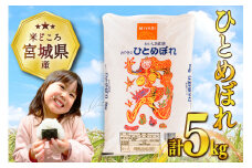 米 宮城県産 ひとめぼれ 5kg [気仙沼米穀商業協同組合 宮城県 気仙沼市 20565510] 一等米 ブランド米 白米 精米 ご飯 ごはん コメ こめ お米 小分け 家庭用 レビューキャンペーン