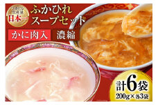 気仙沼産 ふかひれスープギフト 2種 200g×6袋 [気仙沼市物産振興協会 宮城県 気仙沼市 20565310] NST6 フカヒレ 鱶鰭 高級 豪華 個包装 小分け 手軽 スープ 常温 長期保存