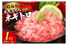 天然まぐろ ネギトロ 計1kg（200g×5パック）小分け [臼福本店 宮城県 気仙沼市 20564310] ネギトロ ねぎとろ マグロ 鮪 まぐろ まぐろたたき マグロたたき 刺身 冷凍 国産 個包装 メバチマグロ レビューキャンペーン