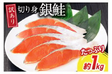 訳あり 無添加 減塩 塩銀鮭 切身 総重量 1kg [足利本店 宮城県 気仙沼市 20565550] 魚 魚介類 サーモン 鮭 海鮮 魚介 甘塩味 塩分控えめ さけ サケ 鮭切身 シャケ 切り身 銀鮭切り身 簡易包装 規格外 不揃い 家庭用 冷凍