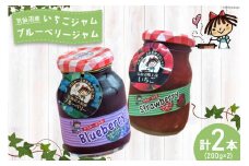 ジャム 気仙沼階上産 いちごジャム 気仙沼大島産 ブルーベリージャム 各200g 計2瓶 セット [かもみ～る 宮城県 気仙沼市 20563295] 手作りジャム いちご イチゴ 苺 ブルーベリー フルーツ 果物 果実 手作り