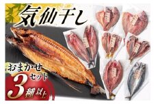 干物 気仙干し 干物おまかせセット 3種 [気仙沼市物産振興協会 宮城県 気仙沼市 20565585] 魚介類 魚介 魚 開き干し 低温乾燥 冷凍