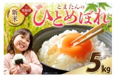 米 令和7年産 宮城県産 とまたんのひとめぼれ 5kg [サンフレッシュ小泉農園 宮城県 気仙沼市 20565646] 新米 ひとめぼれ ブランド米 白米 精米 ご飯 ごはん コメ こめ お米 小分け 家庭用