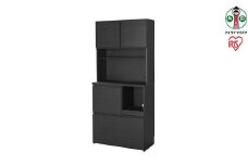 キッチンキャビネット KCB-790 ブラック アイリスオーヤマ