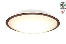 LED シーリングライト 5.11 音声操作 ウッドフレーム 14畳調色 工具・工事不要 リモコン付き アイリスオーヤマ 家電 電化製品 省エネ 節電 CL14DL-5.11WFV-M