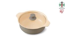 鍋 IH対応鍋 24cm　IHKPーP24-T　ブラウン