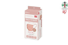 ＤＡＩＬＹ　ＦＩＴ　ＭＡＳＫ ふつうサイズ ３０枚入×３箱 PN-DC30MPB ピンクベージュ マスク 不織布 花粉対策 花粉症 国産 雑貨 日用品