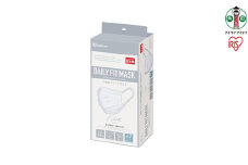 ＤＡＩＬＹ　ＦＩＴ　ＭＡＳＫ ふつうサイズ ３０枚入×３箱 PN-DC30MW ホワイト マスク 不織布 花粉対策 花粉症 国産 雑貨 日用品