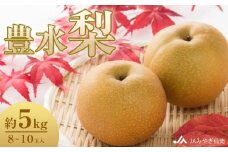 【JAみやぎ仙南】梨「豊水」約5kg (8～10玉入)