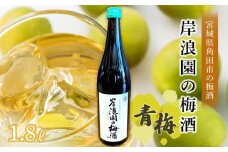 梅酒 青梅 1,800ml 1本 梅 うめ お酒 酒 さけ ご当地 アルコール ギフト ロック サイダー 炭酸割り 人気 おすすめ 宮城 角田