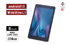 タブレット アイリスオーヤマ 8インチ ブラック LUCA アンドロイド android tablet 1200×1920 128gb コンパクト 軽量RAM 4GB おすすめ 人気 アイリス TM083M4V1-B