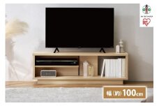 オープンテレビ台　スタンダードタイプOTS-100SRナチュラル