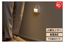 乾電池式LEDセンサーライト　下方発光タイプ BSL-MS1