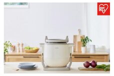 自動調理器 シェフドラム アイリスオーヤマ アイボリー 簡単調理 スープ 焼く 炒める 揚げる 煮込む 揚げ物 低温調理 IH式 保温機能付き 使い方簡単 簡単温度設定 自動調理器 おすすめ 人気 アイリス DAC-IB2-C