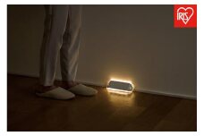 乾電池式LEDセンサーライト ダブルセンサー 廊下タイプ　BSL-RWMS