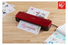 ラミネーター 高速起動ラミネーターA3 2本ローラー　KHSL-A322-R　レッド