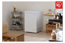 冷凍庫 上開き式冷凍庫 100L　ICSD-10C-W　ホワイト