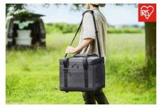 クーラーボックス ＨＵＧＥＬ エアロゲルソフトクーラーボックス 40Ｌ 大型 大容量 アイリスオーヤマ 6面真空断熱パネル 真空断熱 高保冷 アウトドア キャンプ BBQ 釣り スポーツ レジャー アイリスオーヤマ 防災 AGSC-40C チャコールグレー