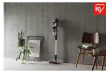 掃除機 充電式サイクロンスティッククリーナー パワーヘッド  アイリスオーヤマ シルバー 充電式クリーナー サイクロンスティッククリーナー ハンディ スティック 軽量 2WAY 充電式 パワフル 吸引力 コンパクト 小型 自走式 おすすめ 人気 アイリス SCD-130P-S シルバー