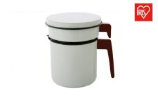 活性炭オイルポット９００ｍｌ　カートリッジ1個付　H-OP900　ホワイト