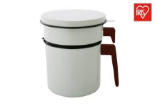 活性炭オイルポット１２００ｍｌ　カートリッジ1個付　H-OP1200　ホワイト