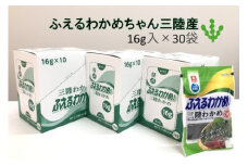 ふえるわかめちゃん三陸産16g入り　30袋　【04209-0071】