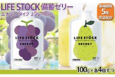 LIFE STOCK備蓄ゼリー　エナジータイプ2フレーバーセット　【04209-0079】