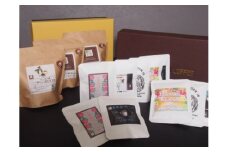 あやめ（多賀城市花）セットA（ドリップコーヒーパック１０袋セット＆ブレンドコーヒー（珈琲豆）３袋セット）　【04209-0101】