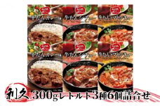 【特別寄附額】 レトルト 300g 3種6個 セット 利久 牛タンカレー 牛タンシチュー 牛タントマトシチュー 牛タン 牛 牛肉 肉 お肉 タン ビーフシチュー タンシチュー レトルトカレー カレー シチュー 記念日 お土産 レトルト食品 宮城 宮城県 岩沼市
