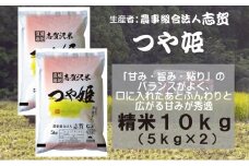 【10月受付再開予定/令和7年産新米】米 つや姫 10kg (5kg×2) 志賀沢米 岩沼産 お米 白米 精米 ブランド米 単一原料米 5キロ 10キロ こめ コメ おこめ ご飯 ライス つやひめ 宮城県産つや姫 東北 宮城県産 宮城県 岩沼市