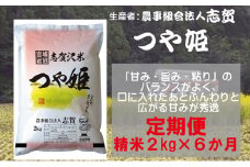 【10月受付再開予定/令和7年産新米】米 定期便 6ヶ月 つや姫 2kg 志賀沢米 岩沼産 お米 白米 精米 ブランド米 単一原料米 2キロ こめ コメ おこめ ご飯 ライス つやひめ 宮城県産つや姫 東北 宮城県産 宮城県 岩沼市