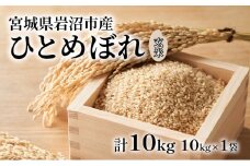 玄米 ひとめぼれ 10kg 米 ブランド米 単一原料米 10キロ おこめ ご飯 ライス 宮城県産ひとめぼれ 東北 宮城県産 宮城米 宮城 宮城県 岩沼市 [№5704-0867]