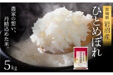 【先行予約】令和7年産新米 ひとめぼれ 5kg 米 岩沼産 お米 白米 精米 ブランド米 単一原料米 5キロ こめ コメ おこめ ご飯 ライス 東北 宮城県産 宮城県産ひとめぼれ 宮城米 宮城 宮城県 岩沼市[№5704-1207]