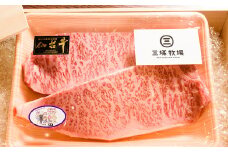 仙台牛 サーロインステーキ 400g(200g×2枚) 登米市産 牛肉 お肉 にく 宮城県産 バーベキュー【三塚牧場】tm028