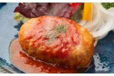 伊豆沼豚 やわらか煮込みハンバーグセット ＜トマトソース＞ 計840g (140g×6パック)  冷凍ハンバーグ 肉 豚肉 国産 トマト 温めるだけ 簡単 レトルト レンジ 湯せん 【有限会社伊豆沼農産】tm035