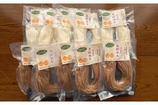登米の米粉めん 玄米麺・白米麺 120g×10食セット(各5食ずつ) グルテンフリー 小麦不使用 米粉めん 有機ササニシキ使用 小分け 国産 うどん 焼きそば 中華 そうめん パスタ ラーメン 麺【株式会社いなほ】 tm264