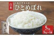 【令和6年度産】 ひとめぼれ 5kg (5kg×1袋) 和紙袋仕様 お米 おこめ 米 コメ 白米 ご飯 ごはん おにぎり お弁当 【ライス宮城株式会社】tm299