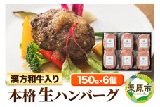 漢方和牛入本格生ハンバーグセット 150g×6個
