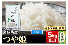 【新米受付】【令和7年産・白米】宮城県産 つや姫 5kg (5kg×1袋)