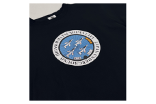 東松島市 ブルーインパルス マンホールTシャツ（黒）