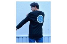 東松島市「ブルーインパルスマンホール」 ロングTシャツ
