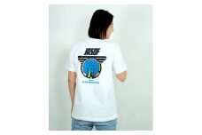 東松島市「ブルーインパルスマンホール（Olympic）」 Tシャツ　カラー：ホワイト　サイズ：XLサイズ