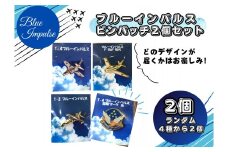 ブルーインパルスピンバッチセット（2個）バッチ ピンバッチ ブルーインパルス  宮城県 東松島市 オンラインワンストップ 対応 自治体マイページ 東松島観光物産公社