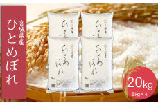 (06447)《精米》令和6年産 宮城県産ひとめぼれ5kg×4袋