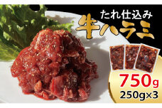 べこ政宗【牛ハラミたれ仕込み】750g (250g×3)｜牛肉 牛ハラミ 焼肉用 冷凍 小分け 焼肉 BBQ、味付き 家計応援 焼くだけ [0219]