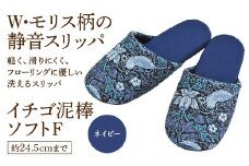 いちご泥棒ソフトF（約24.5cmまで） ネイビー　【04301-0590-1】