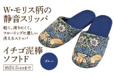 いちご泥棒ソフトF（約24.5cmまで） ブルー　【04301-0590-4】